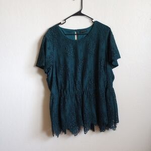 Lane Bryant Short Sleeve Blouse